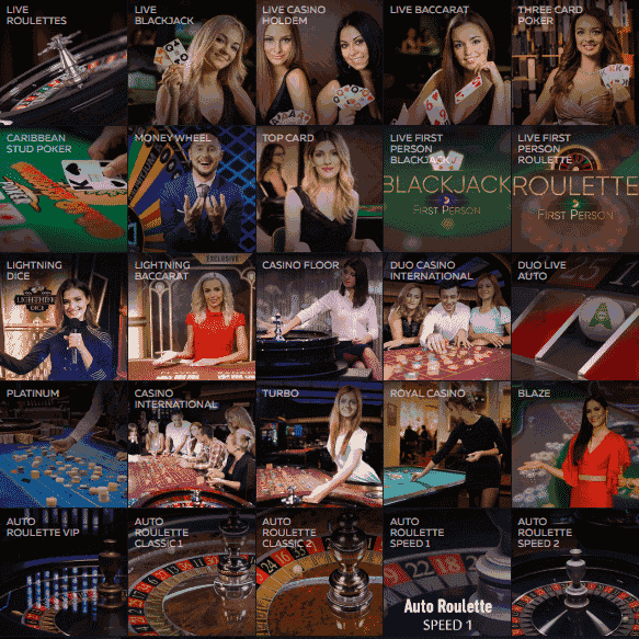 Many Live Casino Games to Choose