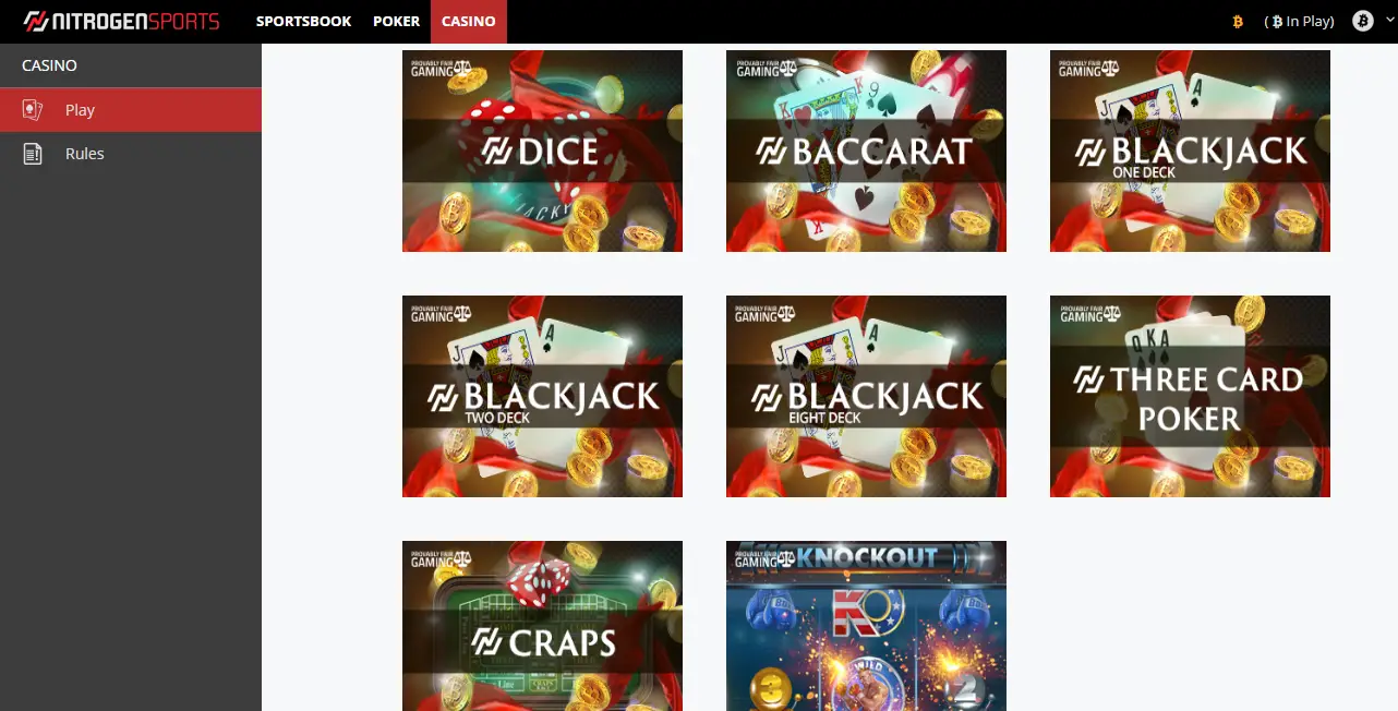 Nitrogen Sports Reviews - Play Now!