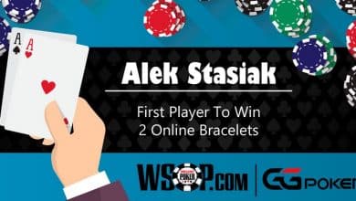 Alek Stasiak Wins 2 Online Bracelets
