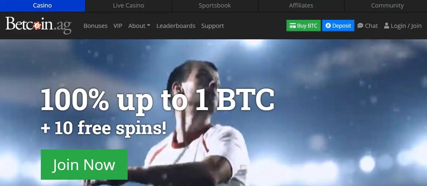 Betcoin.ag Casino Review – Easy Navigation