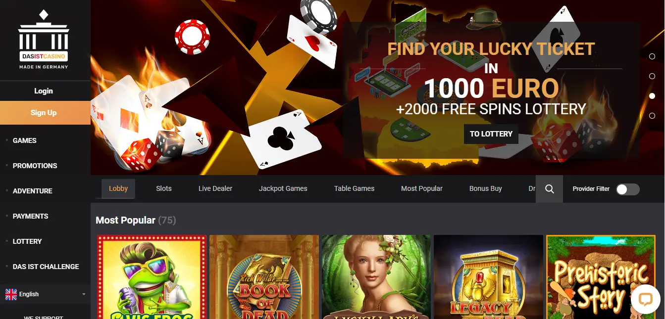 Das Ist Casino Review - The homepage Das Ist Casino Review - The homepage