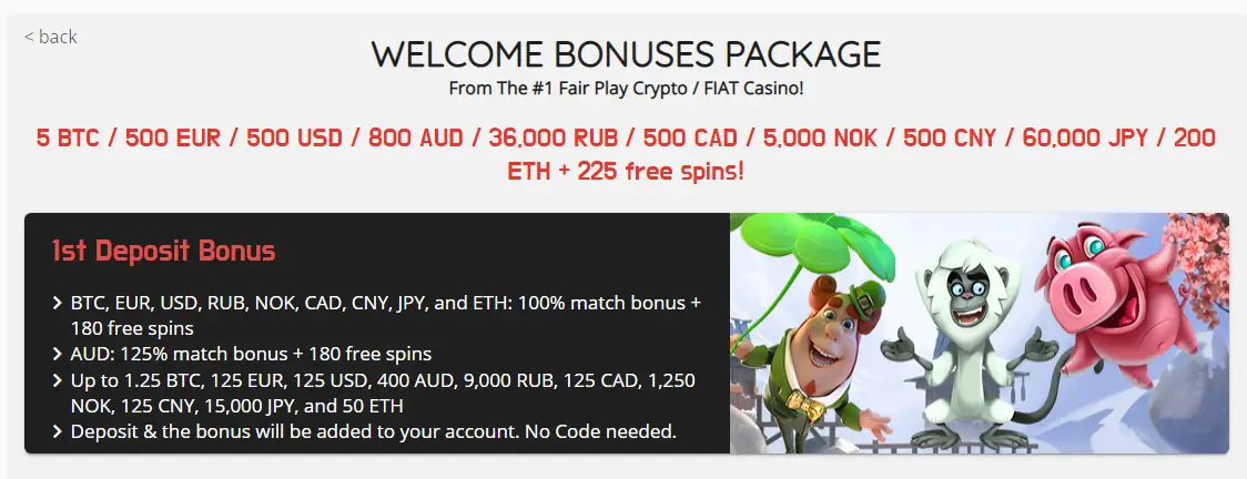 Oshi Casino – First bonus Oshi Casino – First bonus