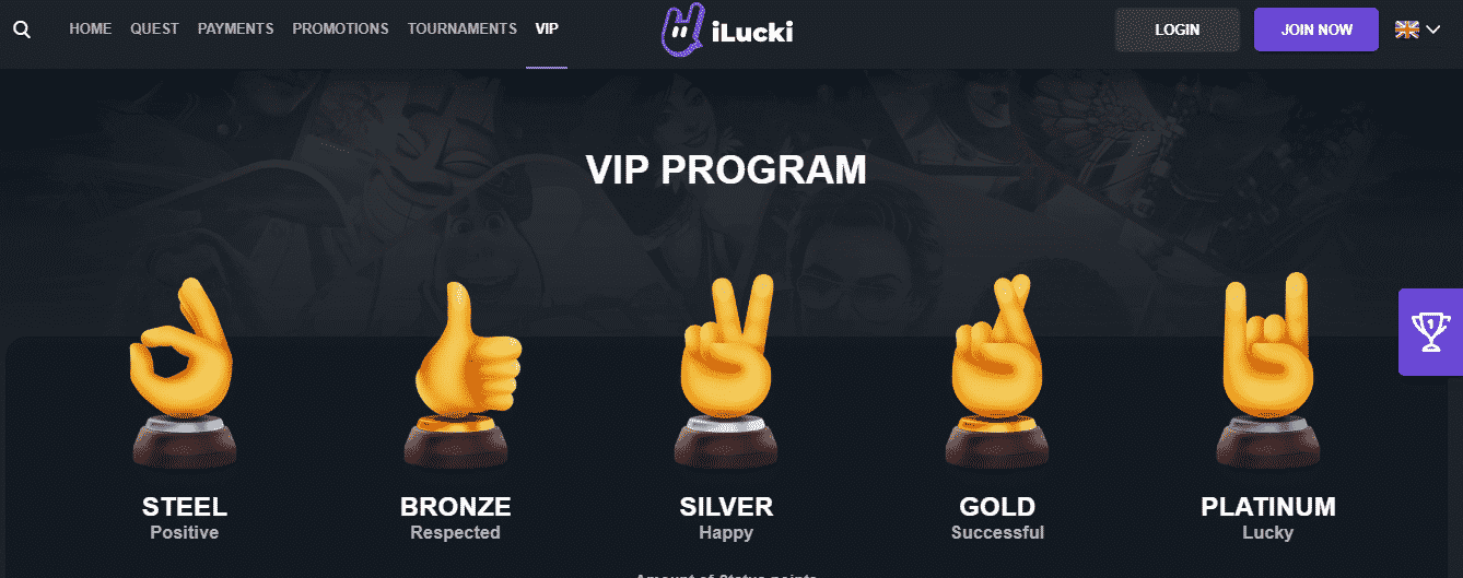 iLUCKI Casino Reviews - The VIP Club Program