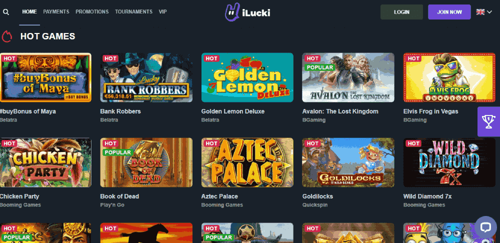 iLUCKI Casino Reviews – The hottest games of iLUCKI Casino