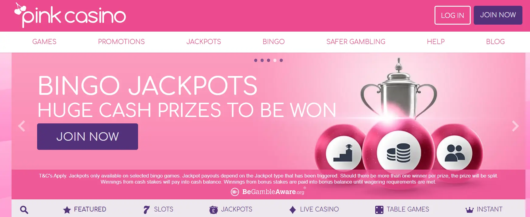 Pink Casino Review - Join Now and Win Big