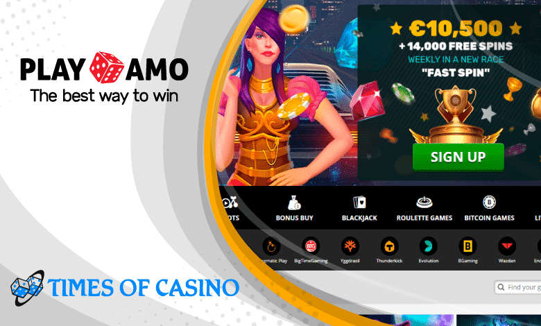 PlayAmo Casino Review - 300$ + 150 Free Spins Welcome Package