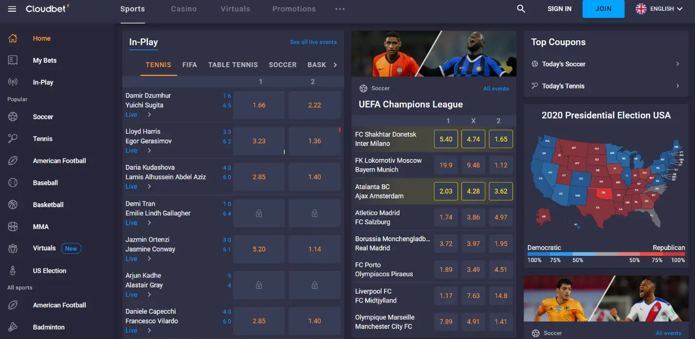 CloudBet Sportsbook CloudBet Sportsbook