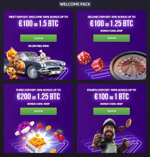 7BitCasino Welcome Pack 7BitCasino Welcome Pack