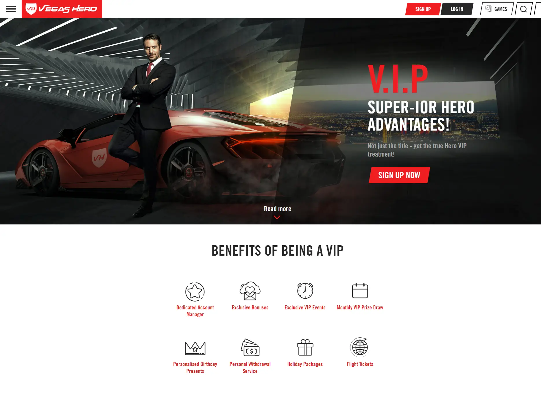 Vegas Hero - VIP Club Vegas Hero - VIP Club