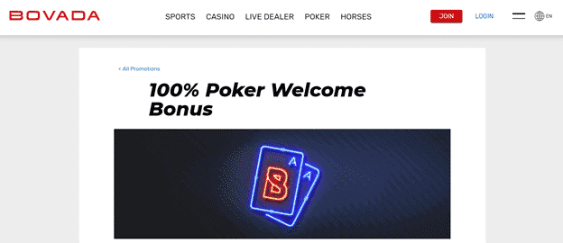 Poker Welcome Bonus