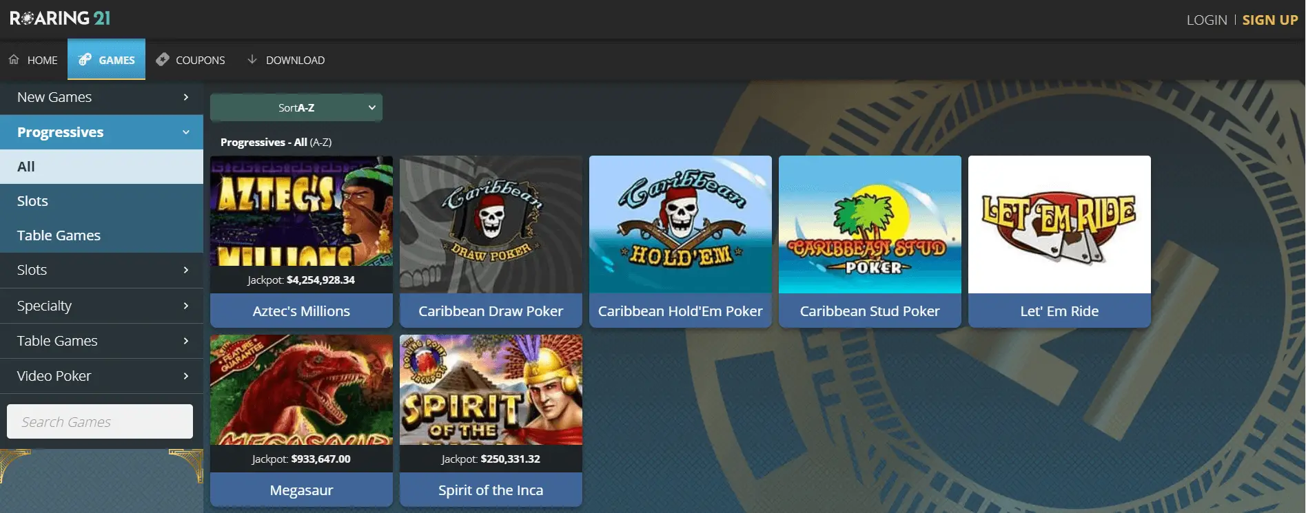 Progressive Jackpots Progressive Jackpots