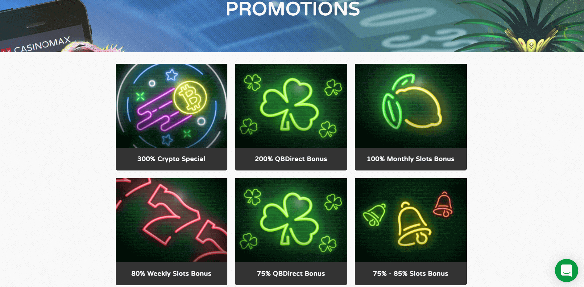 Special promotions