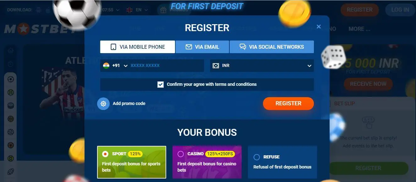 Registration Process @MostBet Casino Registration Process @MostBet Casino
