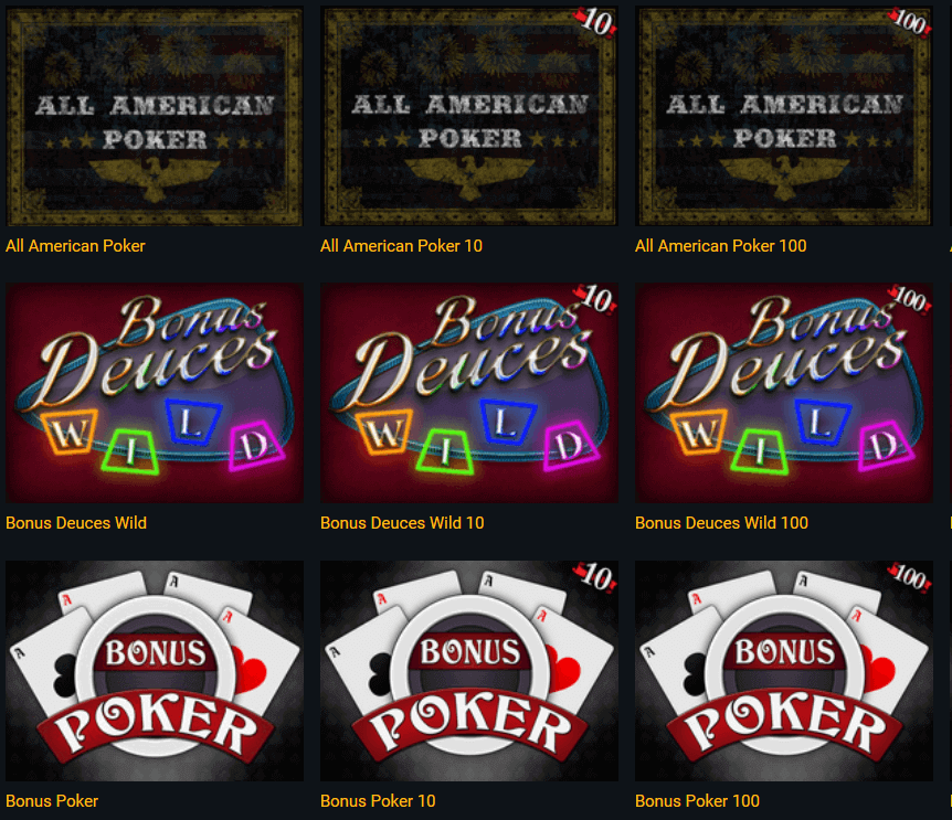 Wide Variety of Poker Games @Casino Brango
