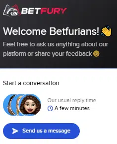 BetFury Customer Support BetFury Customer Support