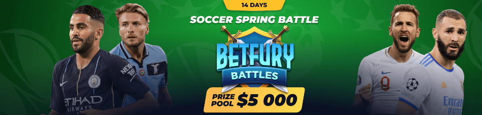 BetFury Soccer Spring Battle
