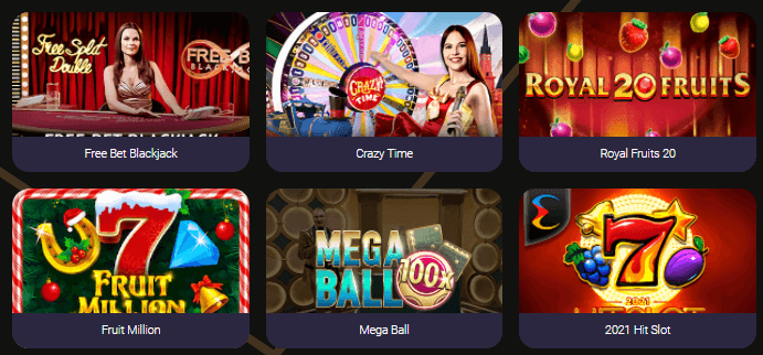 Casino Games Provided by CaptainsBet