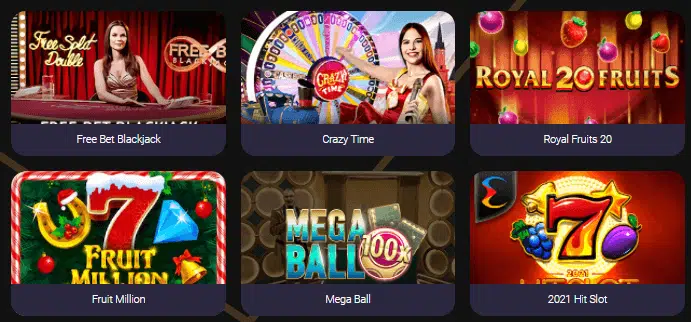 Casino Games Provided by CaptainsBet Casino Games Provided by CaptainsBet