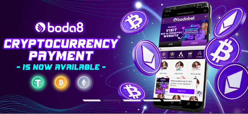 Boda8 Casino Supported Crypto Payment