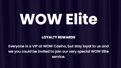 WOW Casino Loyalty Program