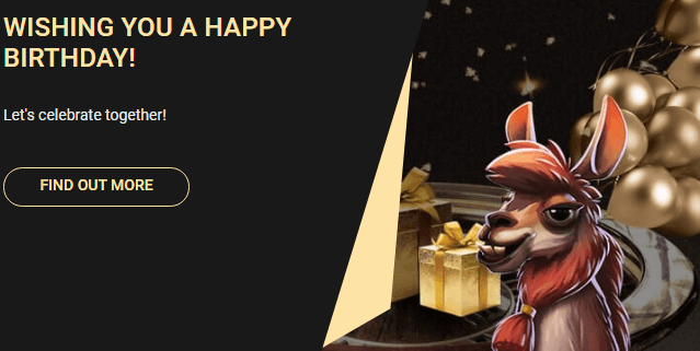 1xslots Casino Happy Birthday Bonus