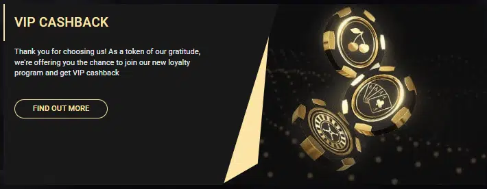 1xslots Casino VIP Cashback