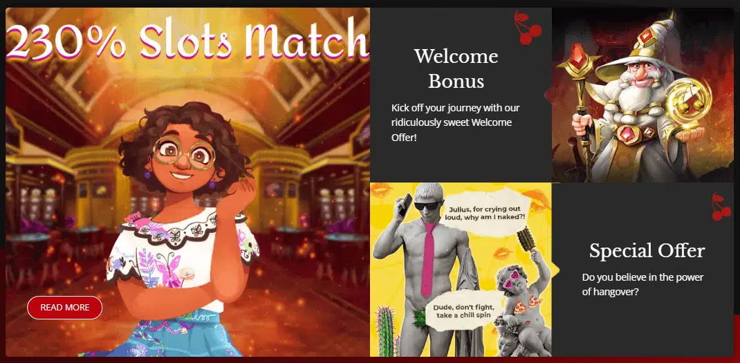 230% Slots Match by Cherry Gold Casino 230% Slots Match by Cherry Gold Casino