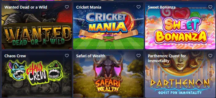 Betmaster Casino Exclusive Games
