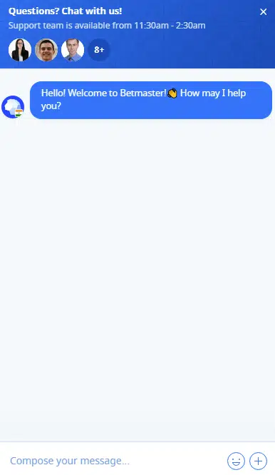 Betmaster Customer Support