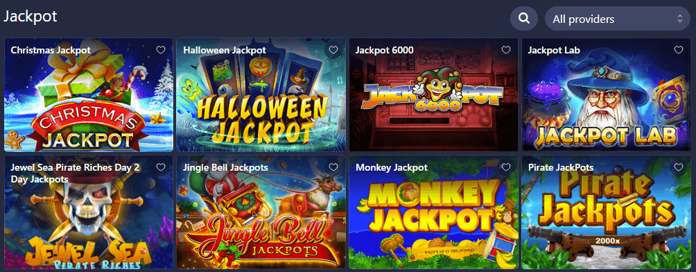 Betmaster Jackpot Games