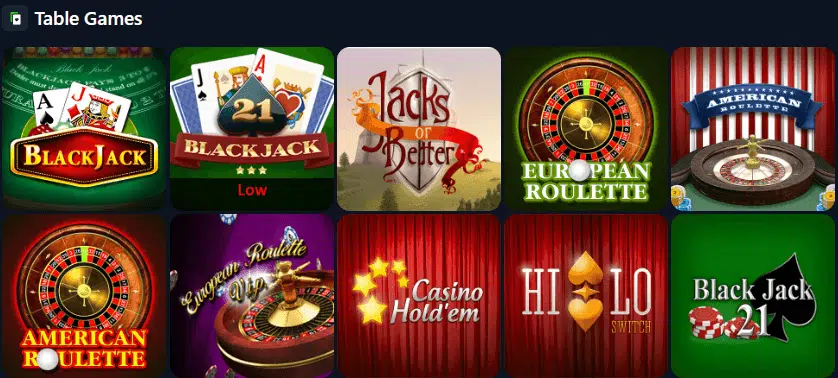 Bets.io Casino Table Games Bets.io Casino Table Games