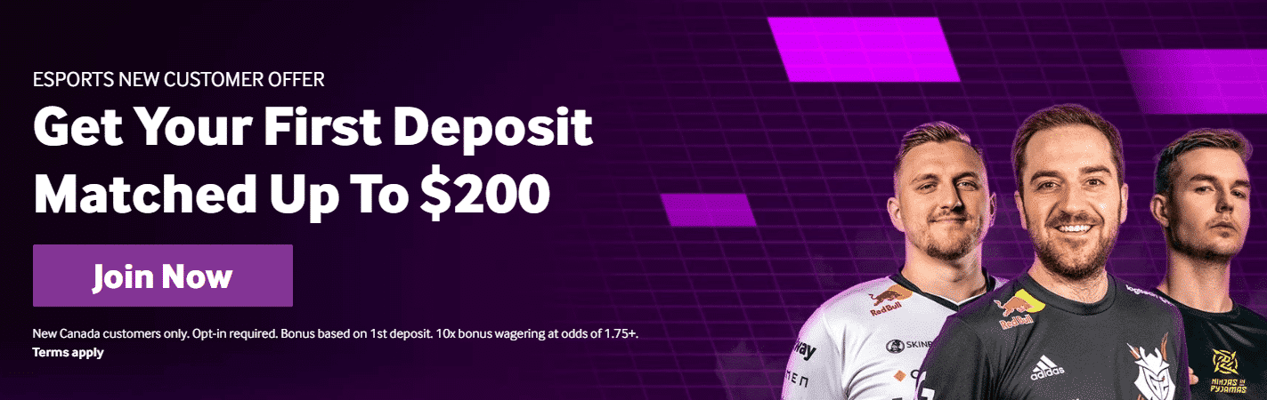 Betway Esports New Customer Offer