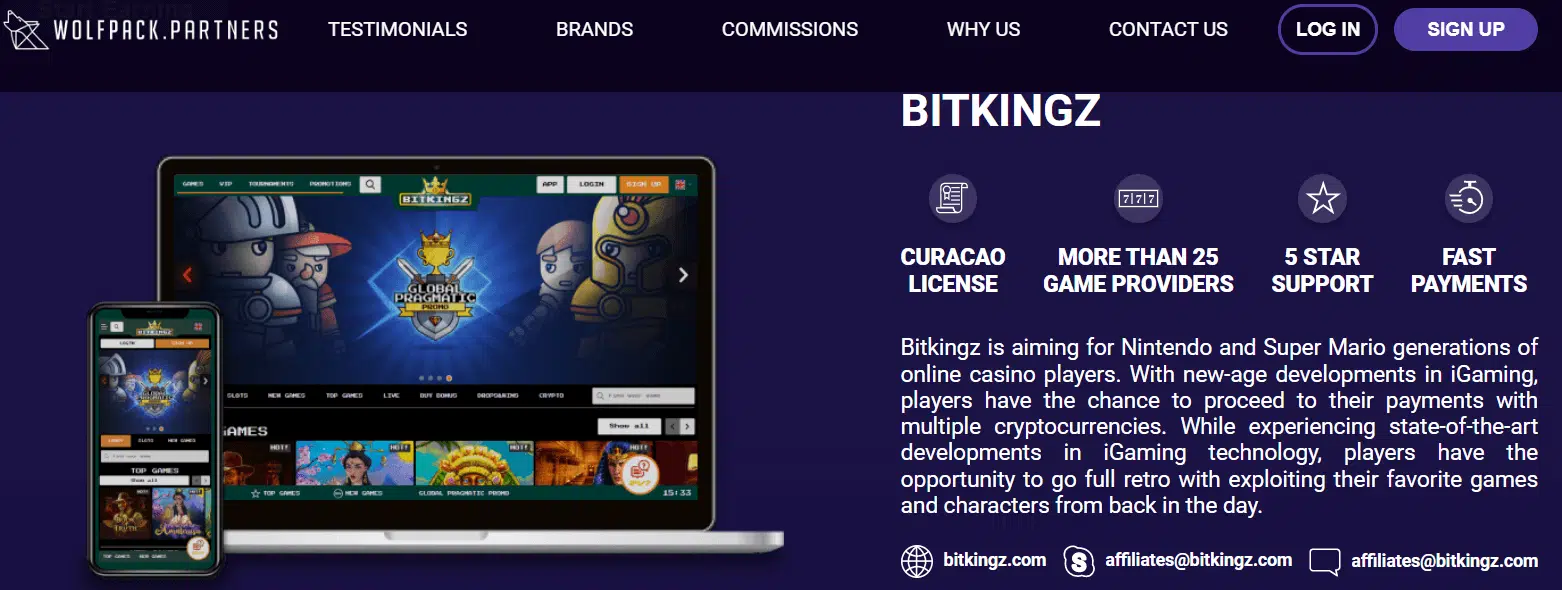 Bitkingz Casino Affiliate Program Bitkingz Casino Affiliate Program