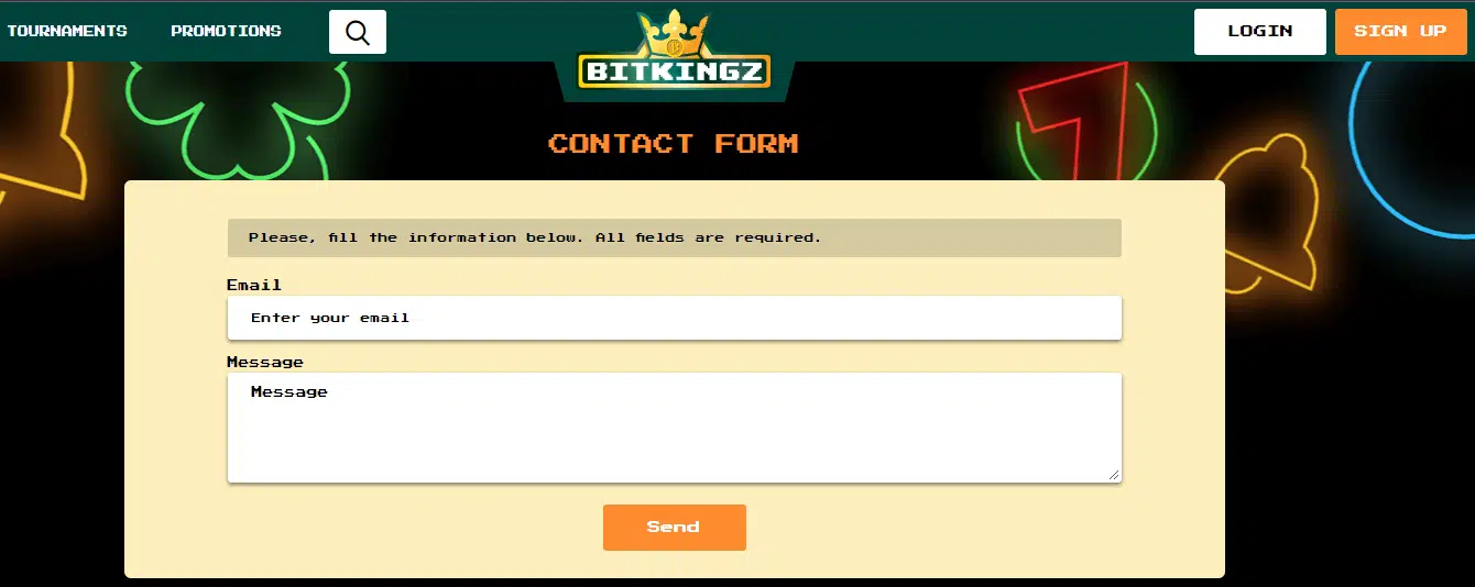 Bitkingz Casino Customer Support Bitkingz Casino Customer Support