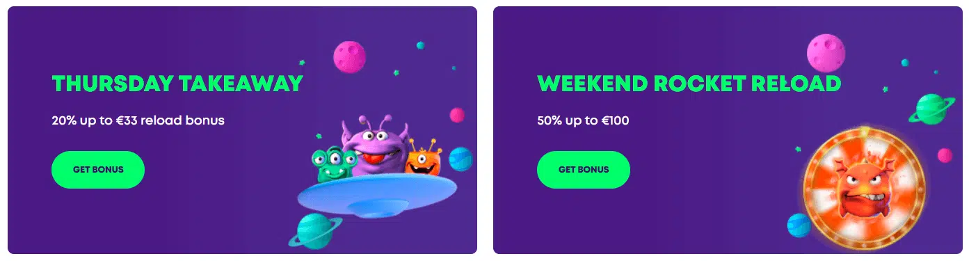Bonus Offers by Casino Rocket Bonus Offers by Casino Rocket