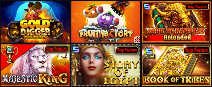 Buy Bonus Games by Megapari