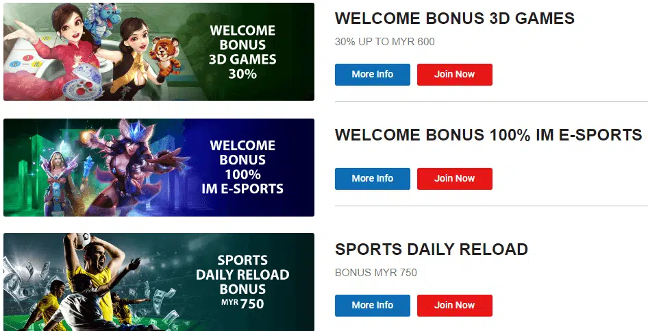 CMD368 Bonuses & Promotions