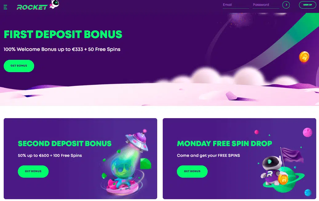 Casino Rocket Bonuses & Promotions Casino Rocket Bonuses & Promotions