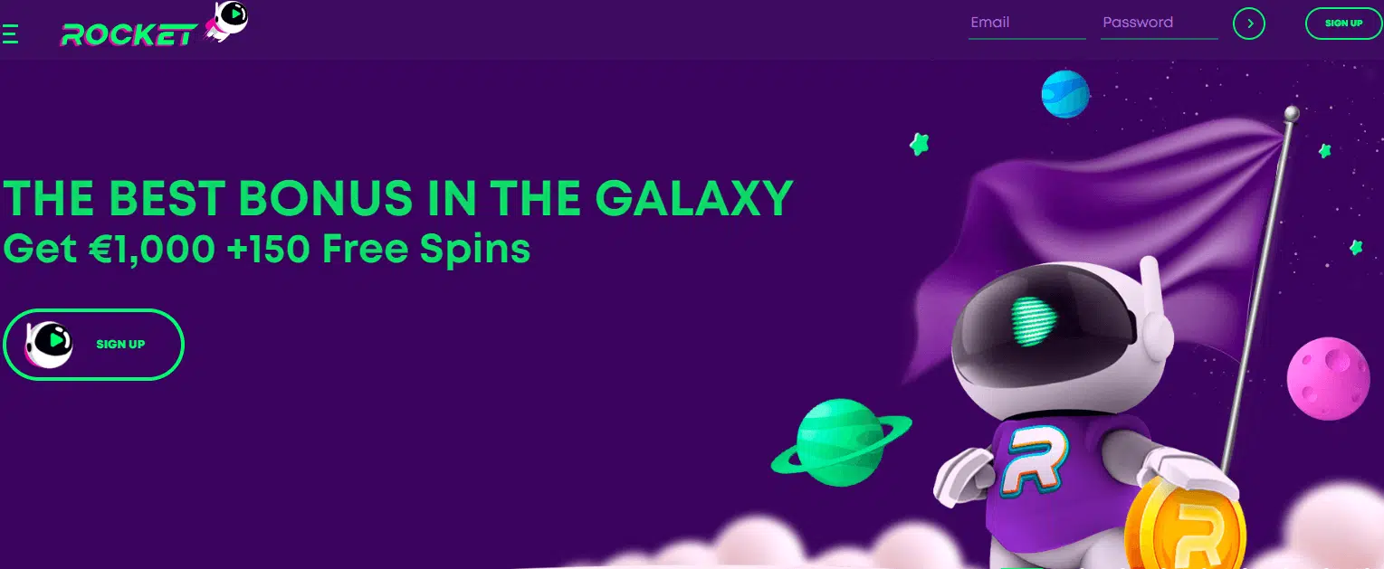 Casino Rocket User Interface Casino Rocket User Interface