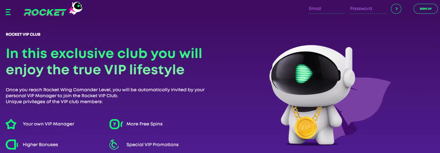 Casino Rocket VIP Program Casino Rocket VIP Program