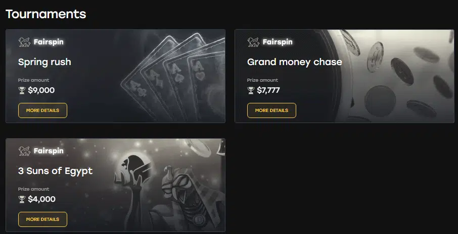 Fairspin Casino Tournaments Fairspin Casino Tournaments