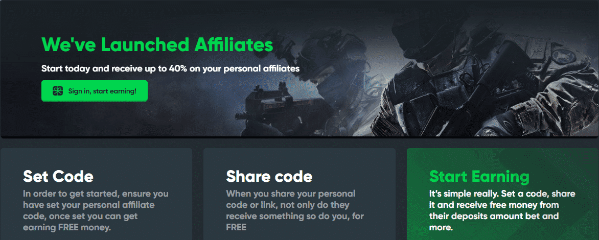 Gamdom Affiliate Program