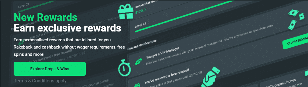 Gamdom Bonuses & Promotions