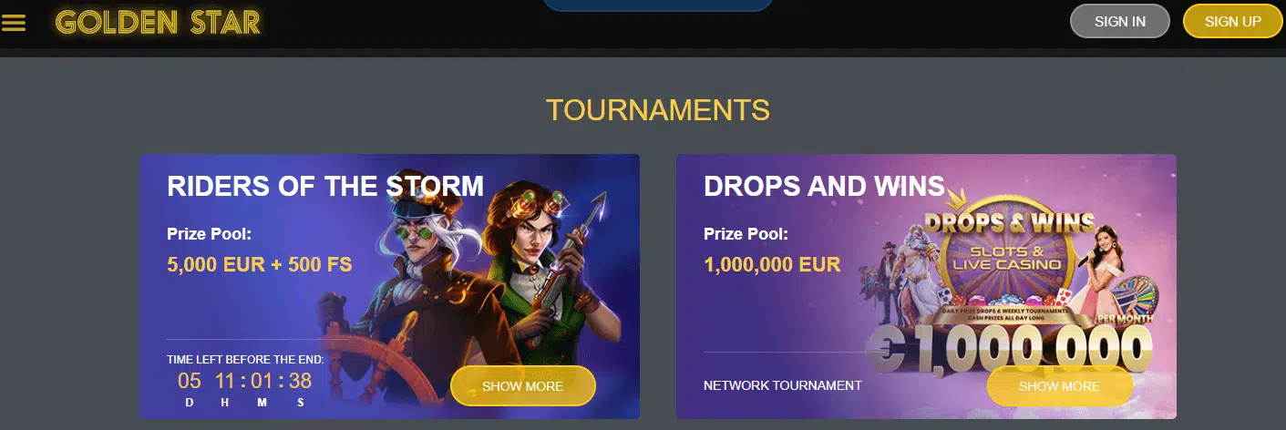 Golden Star Casino Tournaments Golden Star Casino Tournaments