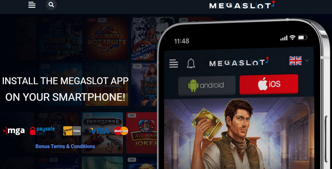 Megaslot Mobile App