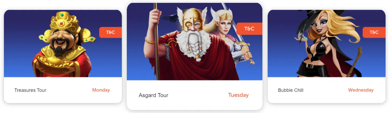 Rich Palms Casino Daily Bonuses