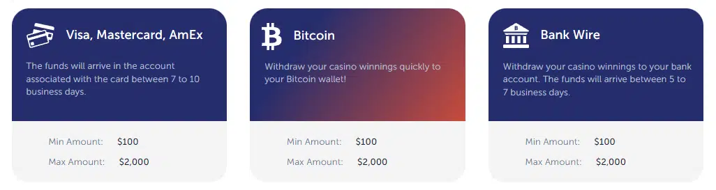 Rich Palms Casino Withdrawal Options