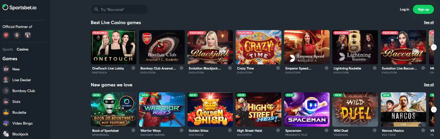 Sportsbet.io User Experience