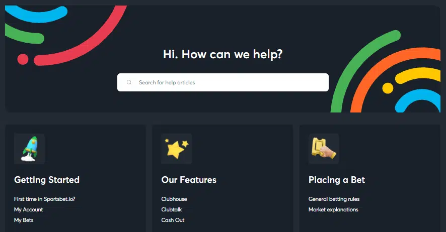 Sportsbet.io Customer Support