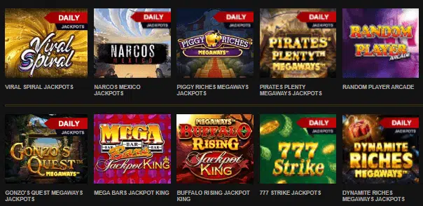 Videoslots Jackpots Games